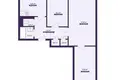 Квартира 3 комнаты 59 м² Солигорск, Беларусь