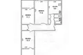 Квартира 3 комнаты 68 м² Брест, Беларусь