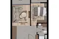 Appartement 2 chambres 44 m² Mezitli, Turquie