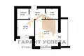 1 room apartment 36 m² Muchaviecki sielski Saviet, Belarus