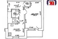 Wohnung 1 zimmer 42 m² Maladsetschna, Belarus