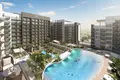 Residential complex Beach Oasis — modern low-rise residence by Azizi in the heart of Dubai Studio City