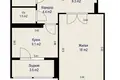 Wohnung 1 zimmer 42 m² Minsk, Belarus