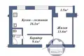 2 room apartment 50 m² Lasnaja, Belarus