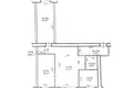 3 room apartment 58 m² Minsk, Belarus