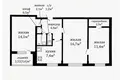 Wohnung 3 zimmer 62 m² Minsk, Belarus