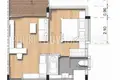 Appartement 1 chambre 32 m² Sakhu, Thaïlande