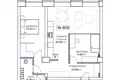 3 room apartment 67 m² Prienai, Lithuania