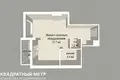 1 room apartment 38 m² Minsk, Belarus