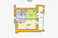 1 room apartment 34 m² Muchaviecki sielski Saviet, Belarus