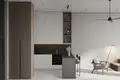 Wohnkomplex New complex of furnished apartments with a swimming pool and a view of the ocean, Bali, Indonesia