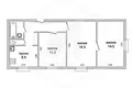 Wohnung 3 zimmer 62 m² Brest, Belarus