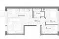 3 room apartment 47 m² Warsaw, Poland