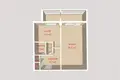 1 room apartment 40 m² Minsk, Belarus