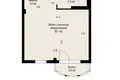 1 room apartment 39 m² Minsk, Belarus