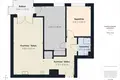 2 bedroom apartment 64 m² Warsaw, Poland