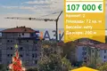 Apartamento 2 habitaciones 72 m² Sveti Vlas, Bulgaria