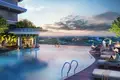 Complexe résidentiel New residence Elo 2 with a swimming pool and a bar, Damac Hills 2, Dubai, UAE