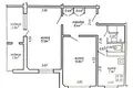 2 room apartment 54 m² Minsk, Belarus