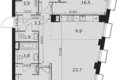 Appartement 3 chambres 89 m² Moscou, Russie