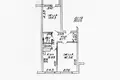 2 bedroom apartment 50 m² Babruysk, Belarus