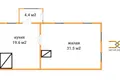 Maison 52 m² Cyzevicki sielski Saviet, Bélarus