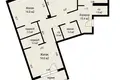 Mieszkanie 3 pokoi 90 m² Mińsk, Białoruś