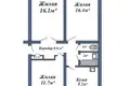 3 room apartment 65 m² Baranavichy, Belarus