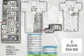 Ático 1 habitación 244 m² Alanya, Turquía