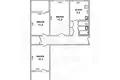 Apartamento 3 habitaciones 69 m² Muchaviecki sielski Saviet, Belarús