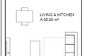 Penthouse 1 bedroom 109 m² Girne Belediyesi, Northern Cyprus