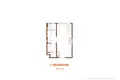 Wohnung 1 zimmer 23 m² Bang Saen, Thailand