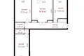 Apartamento 3 habitaciones 74 m² Minsk, Belarús