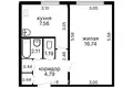 Wohnung 1 zimmer 33 m² Minsk, Belarus