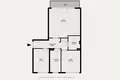 3 room apartment 58 m² Warsaw, Poland