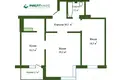 Wohnung 2 zimmer 62 m² Minsk, Belarus