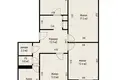 Mieszkanie 4 pokoi 80 m² Mińsk, Białoruś