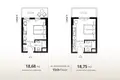 1 room apartment 19 m² Skorka, Poland