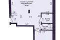 2 room apartment 65 m² Minsk, Belarus