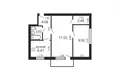 Wohnung 2 zimmer 43 m² Minsk, Belarus
