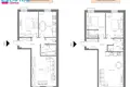 3 room apartment 60 m² Vilnius, Lithuania