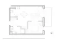 1 bedroom apartment 43 m² Warsaw, Poland