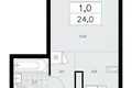 Квартира 1 комната 24 м² район Коммунарка, Россия