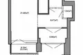Квартира 1 комната 46 м² Минск, Беларусь
