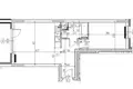 2 room apartment 42 m² Warsaw, Poland