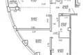 3 room apartment 97 m² Minsk, Belarus