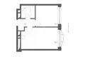 1 room apartment 39 m² Moscow, Russia