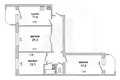 3 room apartment 82 m² Muchaviecki sielski Saviet, Belarus
