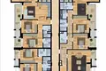 Appartement 54 m² Mahmutlar, Turquie