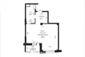 Appartement 1 chambre 41 m² Minsk, Bélarus